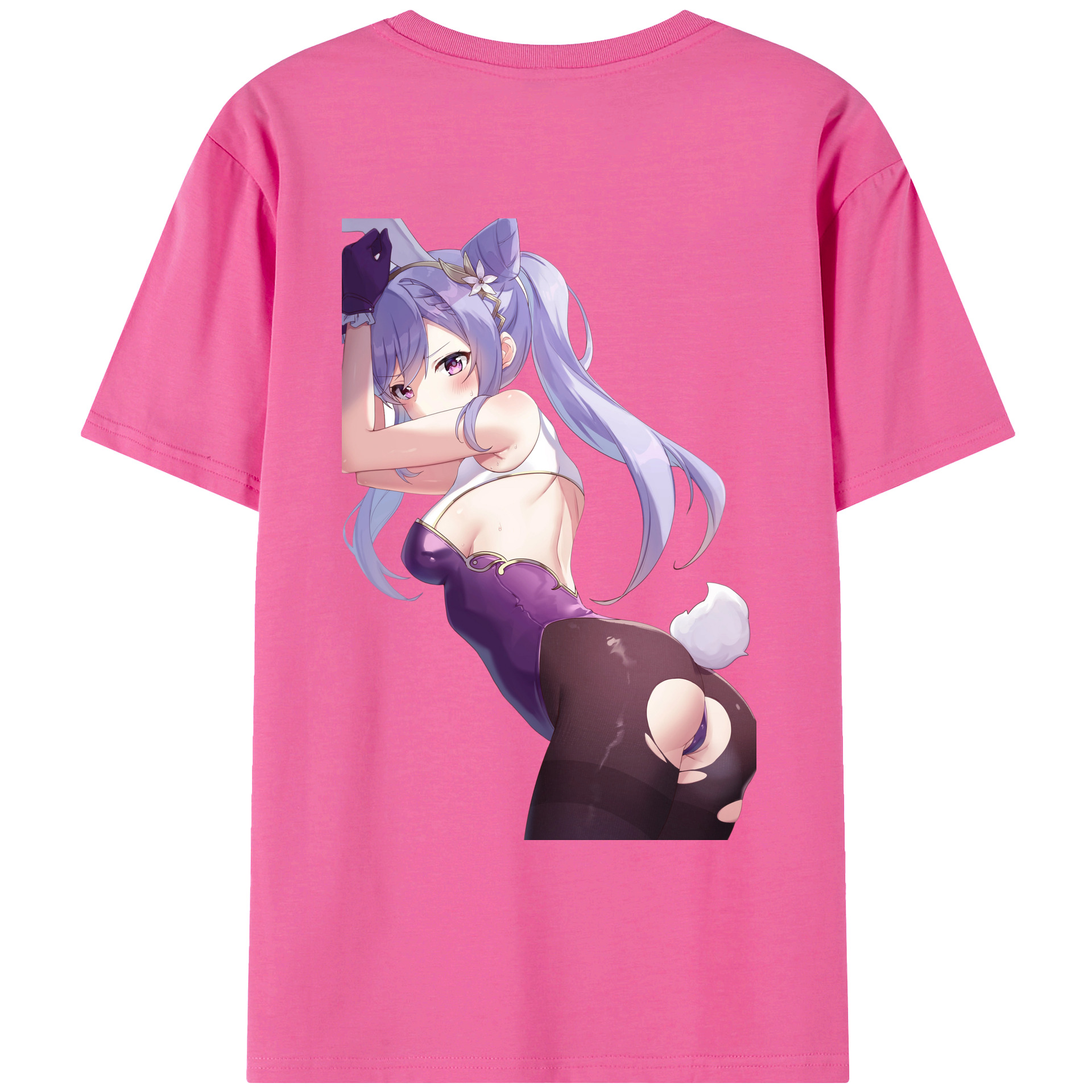 げんし神 刻晴 こくせい genshin Kokusei レディース半袖Tシャツ(バックプリント)